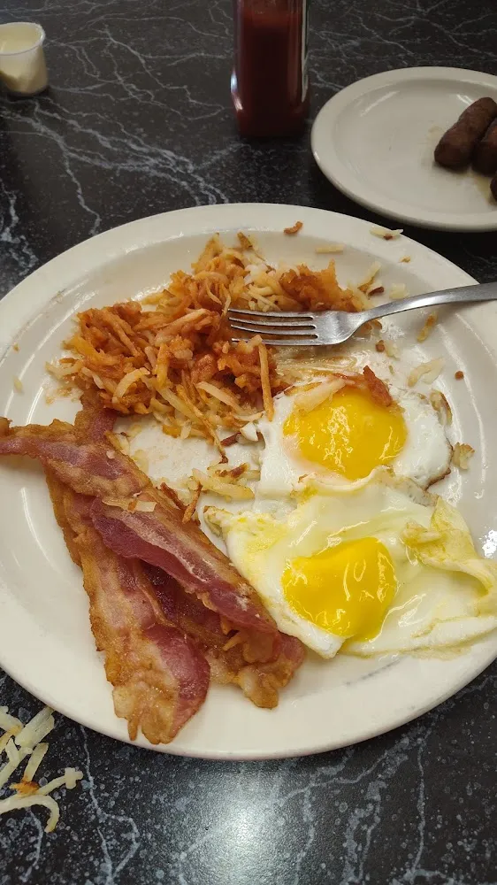 The Full Pancake Breakfast Bacon